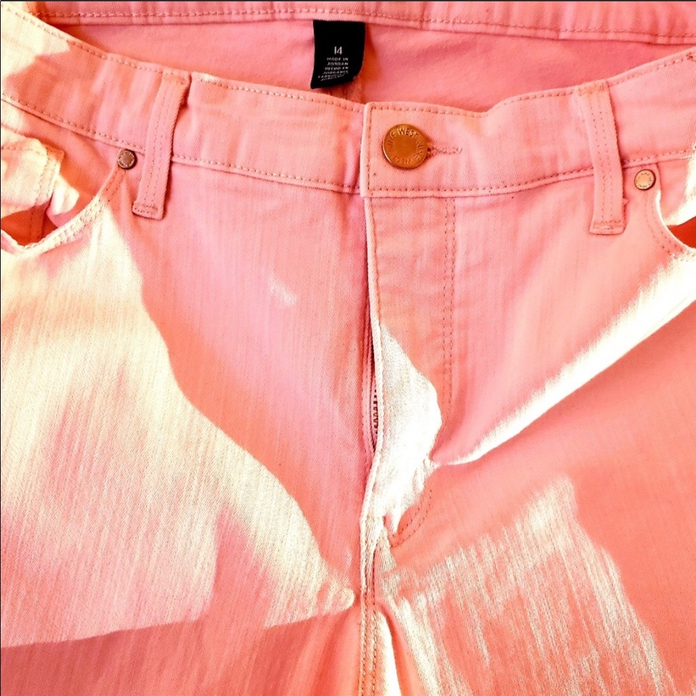 Soft Pink Skinny Crop Jean
